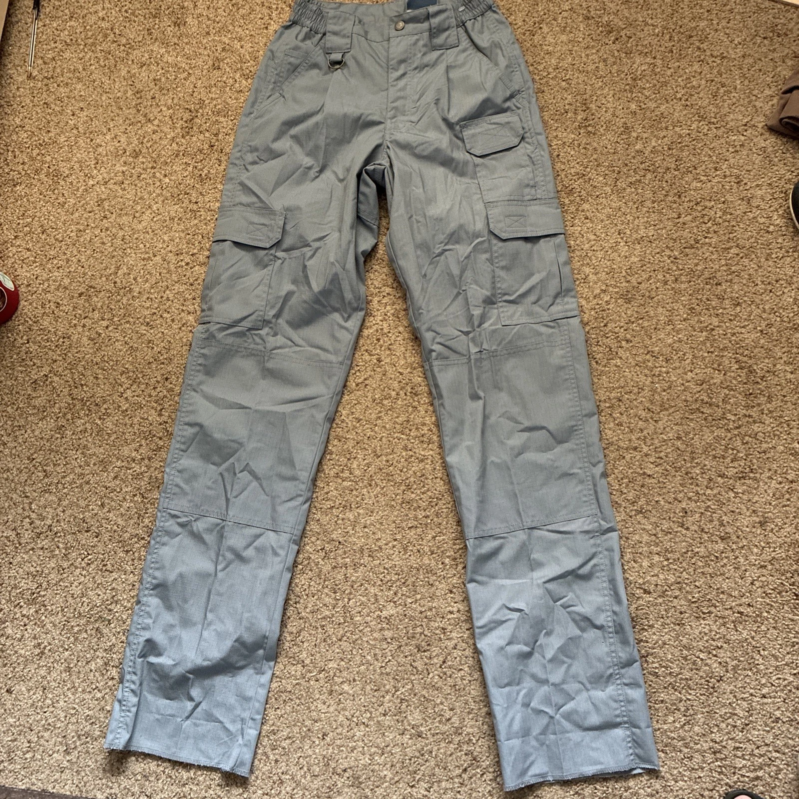 Propper Cargo Tactical Pants Mens 28x37.5 Grey Workwear Ripstop Hemmable Y2K