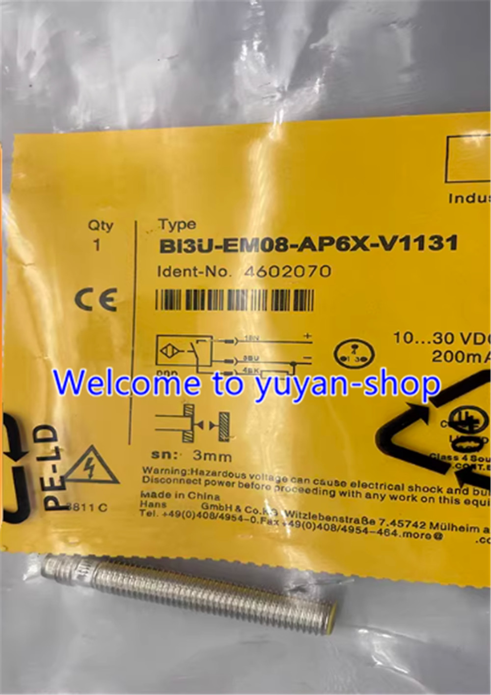 1PCS NEW For TURCK BI3U-EM08-AP6X-V1131 Proximity Sensor #T3239A YS