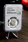 1970-S Silver Kennedy Half Dollar NGC PF69 CAMEO Proof Rare Star Grade