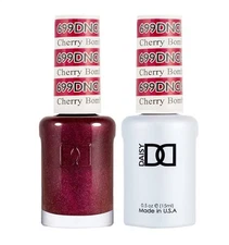 DND DUO Matching Gel & Lacquer #699 - Cherry Bomb