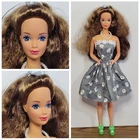 Vtg 80s Barbie Perfume Pretty Doll Steffie Face Brunette Blue Eyes Beautiful
