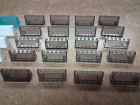 LEGO Lot of 35 city vehicle windshield windscreen 92583 4176 transparent White