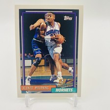 1992-93 TOPPS 92 DRAFT PICK ROOKIE CARD CHARLOTTE HORNETS ALONZO MOURNING #393. rookie card picture