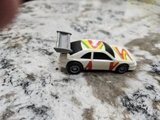 1990 Hot Wheels Power Command Racers White Ford Thunderbird Works Fine