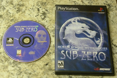 Mortal Kombat Mythologies Sub Zero (Sony Playstation / PS1) Tested & Working