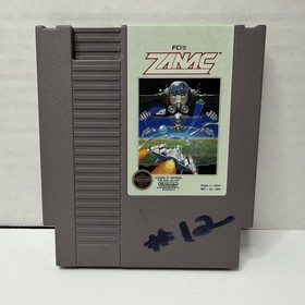 Vintage 1987 Nintendo NES ZANAC Video Game CIB Complete In Box Tested!