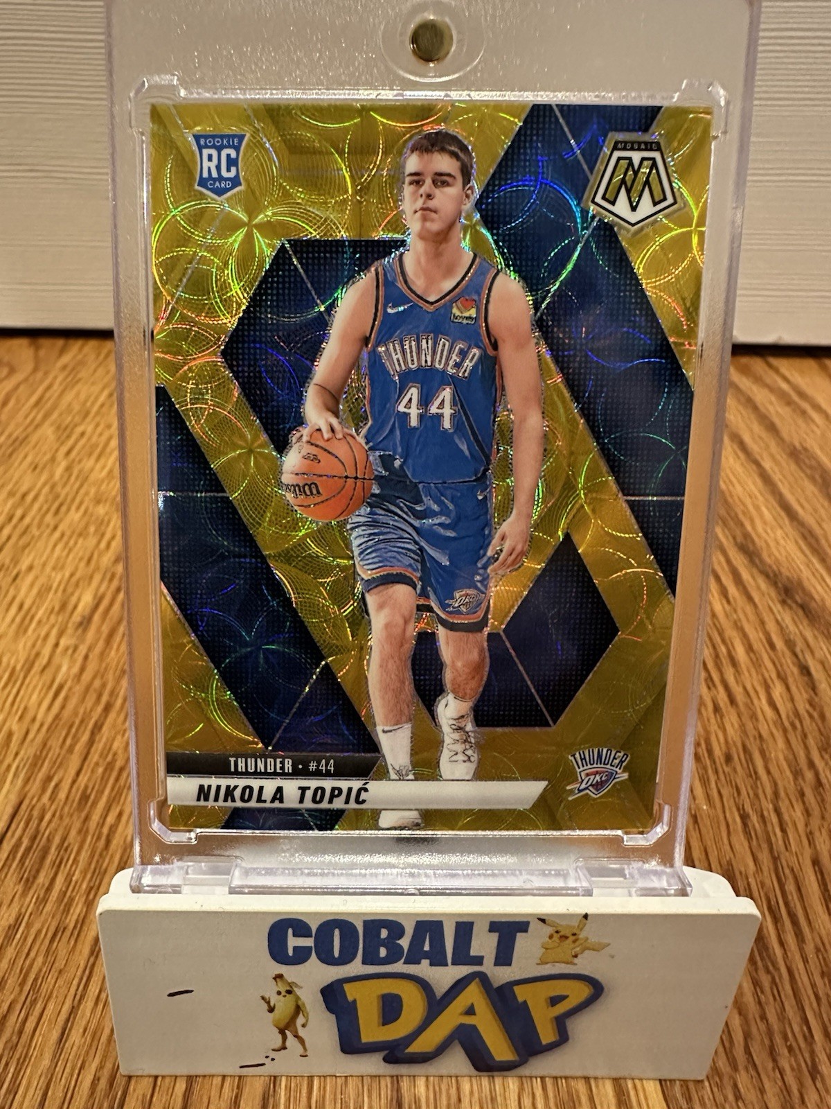 2024-25 Panini Mosaic NIKOLA TOPIC /10 RC International Gold Mosaic Prizm #242
