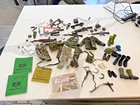Lot of GI Joe clothing and accessories