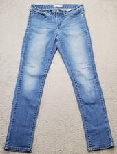Levi's 311 Shaping Skinny Jeans Womens 27 Blue Whiskered Red Tab 5-Pocket Design