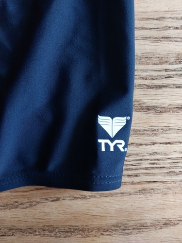 NWT TYR Alliance Splice Jammer Swimsuit Mens Sz 36 Navy / Red UPF 50+ - Picture 4 of 7