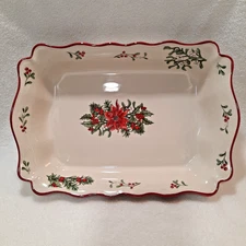 Better Homes & Garden Heritage Collection Holiday Fluted Baking Dish 13.5×9"
