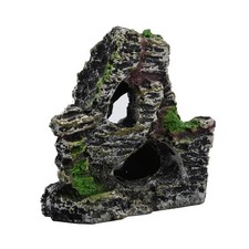 Aquarium Ornament Rock Cave Fish Tank Decor Landscape Underwater Hiding Cave