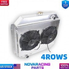 Aluminum 4 Row Radiator Fan Fit 66-79 Ford F-series Pickup Truck V8