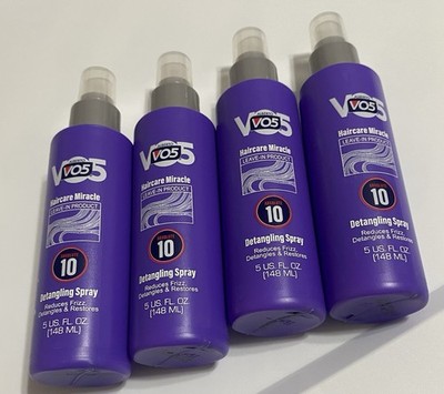 5btls V05 Hair Care Miracle DETANGLING Spray, Leave In Products. 5oz Each 