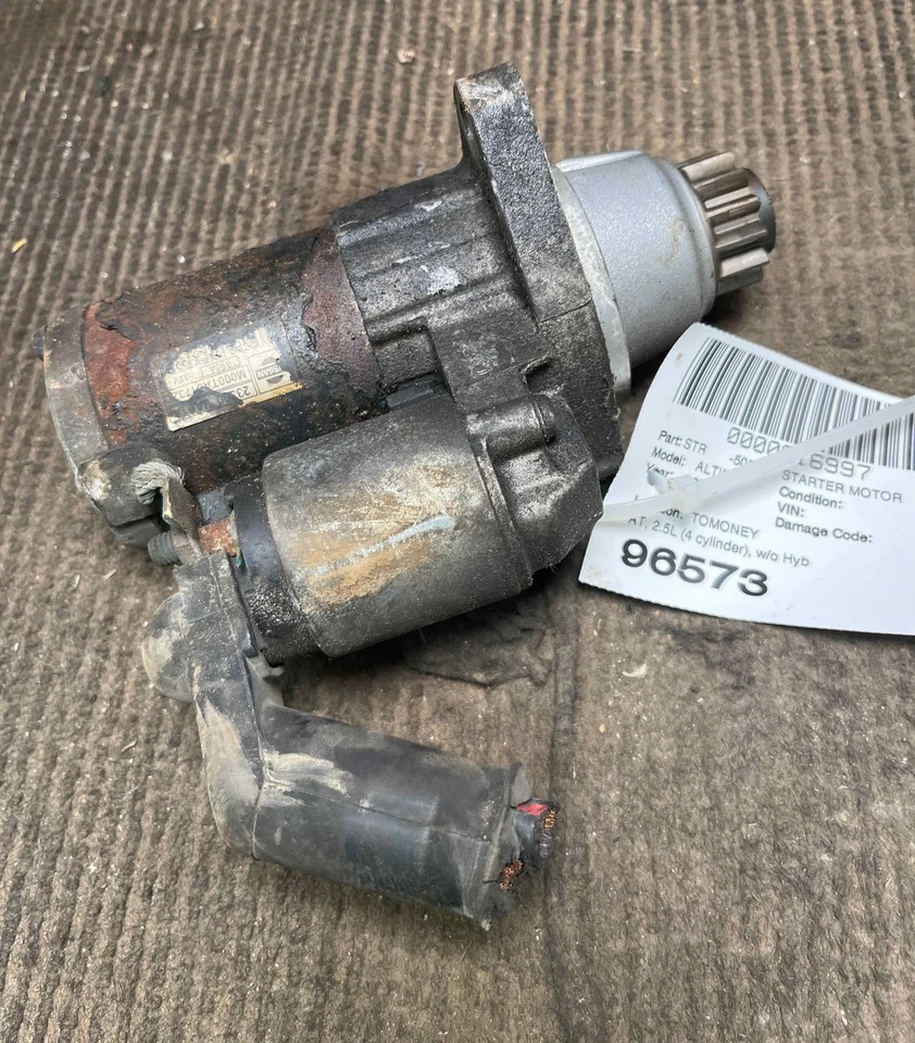 Fits 2007-2013 Nissan Altima, 2.4L Starter Motor, OEM:23300JA01A Foto 2 de 4