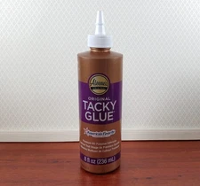 Aleene's Glue 8 oz Original White Tacky for Wood Ceramic Paper Plastic Crafts