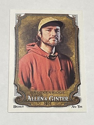 2024 Topps Allen & Ginter Baseball #270 - Eddie Breckenridge - Bassist