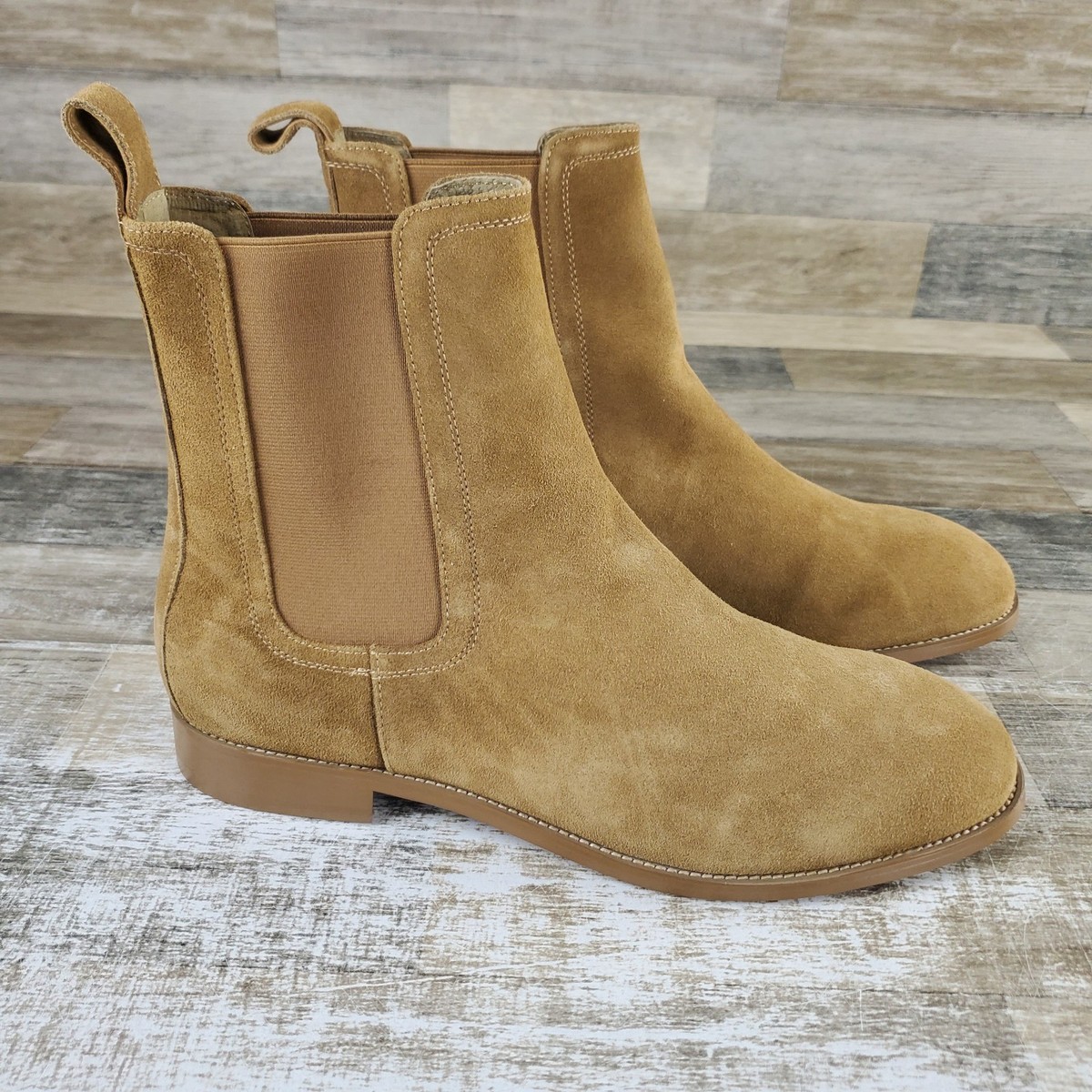 Saint Morta Nomad Chelsea Boots Mens Size 8 Brown Suede Ankle Pull On Camel Saint Morta Nomad Mens Chelsea Boot Sz 12 Camel Suede  main image 4