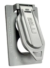 3pk 1 Gang Metal Weatherproof Cover, Receptacle Bell 5146-0 **SHIPS FREE**