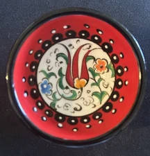 Hand Made Porcelain Salt Cellar Tiny Bowl Made in Kutahya Turkey Marmura Gini EC