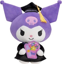 Hello Kitty and Friends 8-Inch Graduation Kuromi Plush Officially Licensed