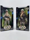 Lot of 2 Kenner 1997 Star Wars Luke Skywalker & Han Solo in Hoth Gear Sealed