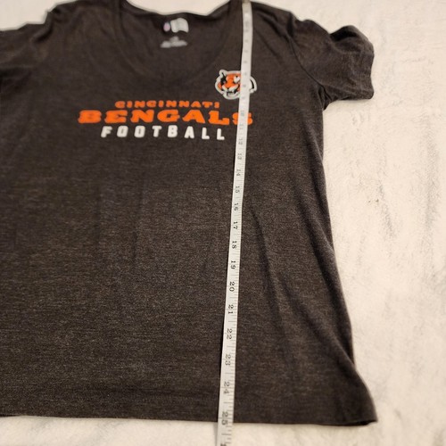 Cincinnati Bengals Fitted V Neck Women's NFL Sports Team Logo T Shirt L - Picture 6 of 8