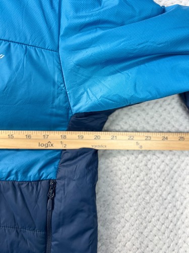 Giacca uomo Norrona Falketind Thermo60 con cappuccio hawaiana surf/indaco outdoor piccola - Foto 21 di 24