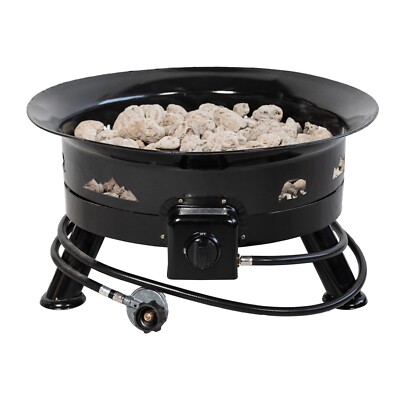 KUMA PROPANE FIRE PIT 24 INCH BLACK ***NEW IN THE BOX***