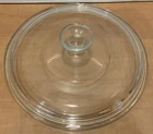 Pyrex 624C Replacement Lid 8.75" Round Clear Glass Casserole 2qt Preowned