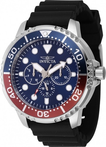New Invicta Pro Diver Blue-Multi-Dial Pepsi-Bezel Quartz Watch - 47231 - 第 5/9 張圖片