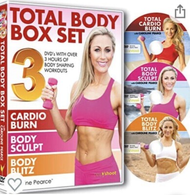 Total Body Workout Box Set Cardio, Body Sculpt Blitz Caroline