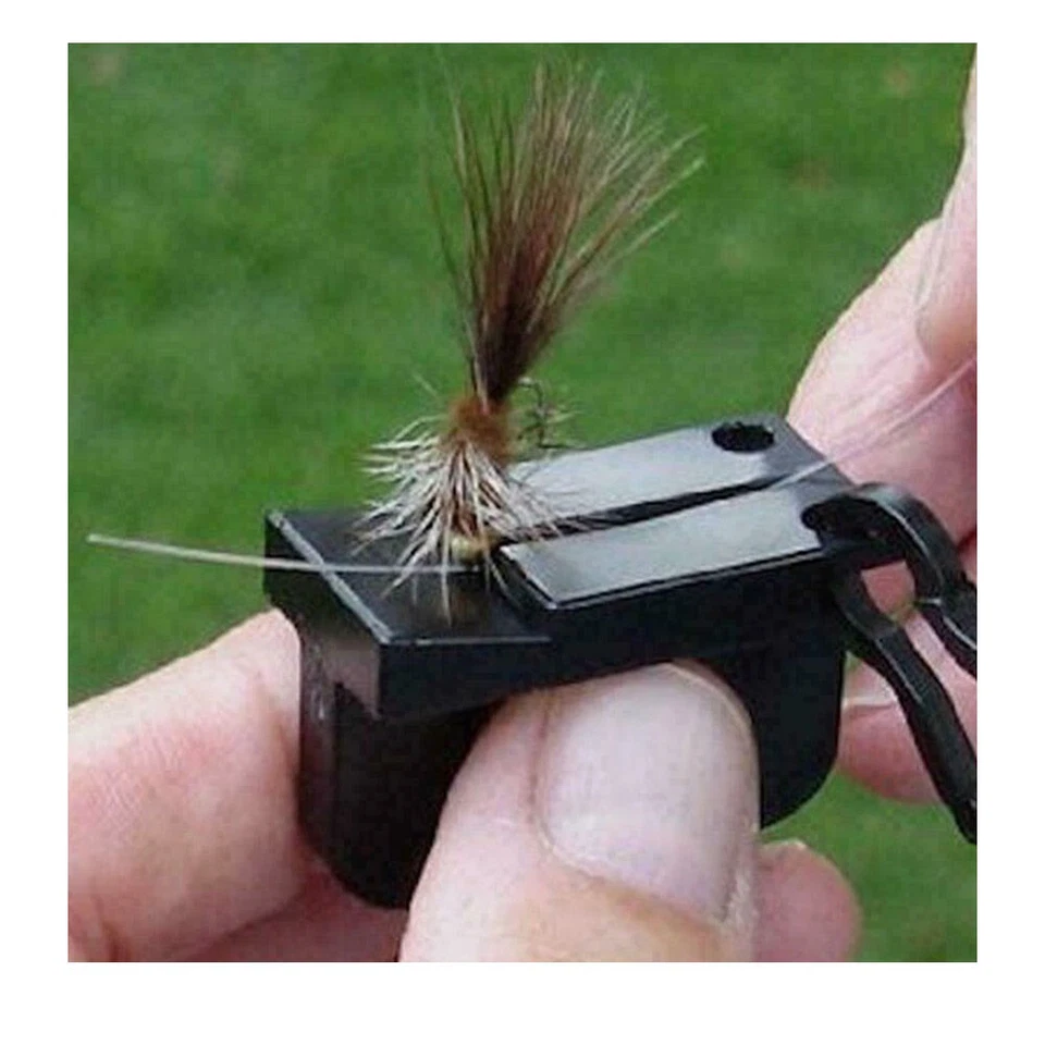 2PCS Magnetic Flies Tippet Threader Fishhook Line Tying Holder Bead Fly Fishing - Image 4 of 4