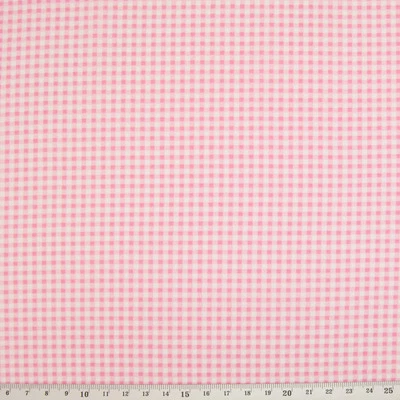 100% Cotton Fabric CHECK GINGHAM PINK Rose & Hubble Material METRE FAT QUARTER