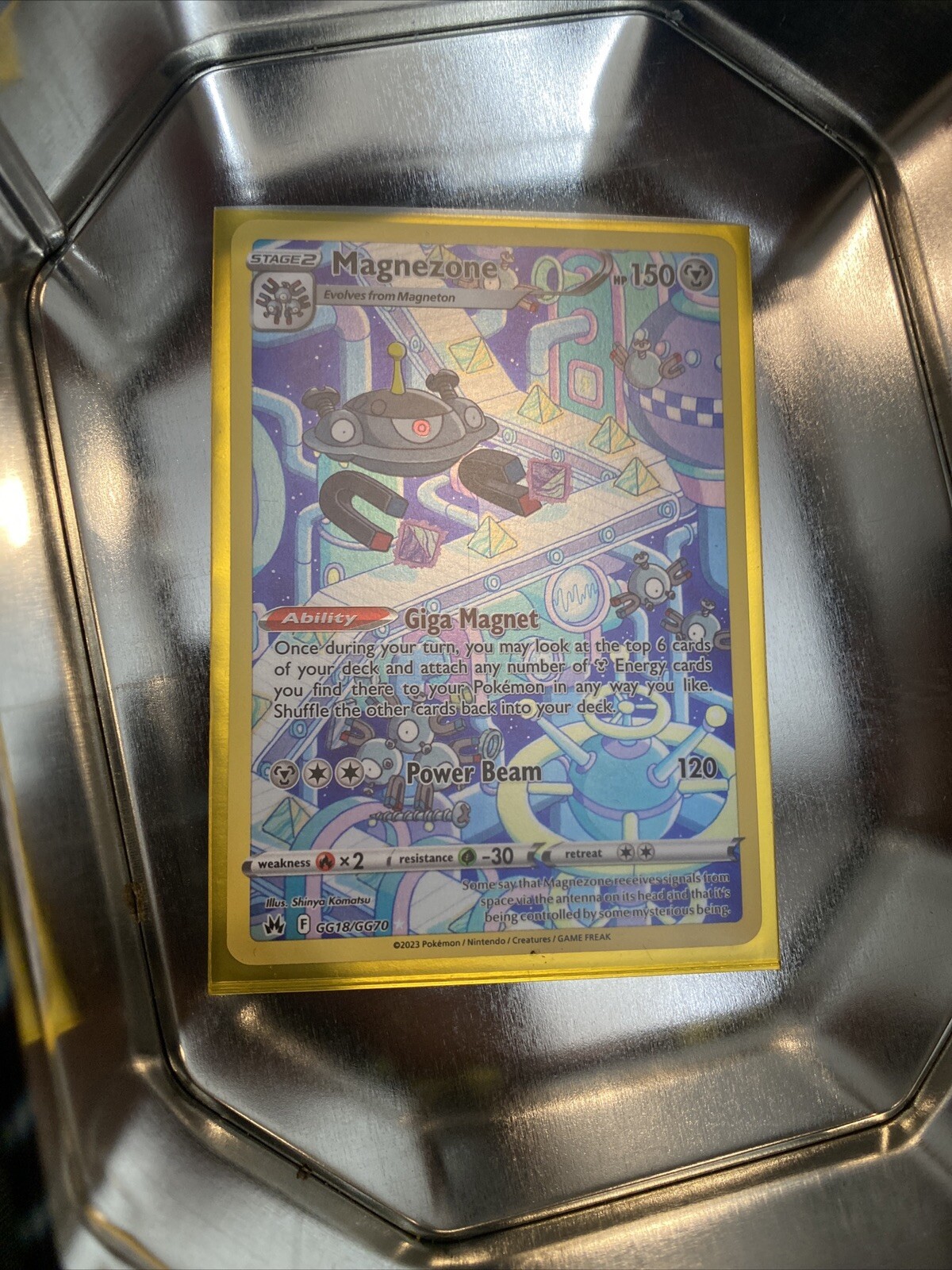 Pokemon TCG - Magnezone Galarian Gallery Rare Holo - GG18/GG70 - Crown Zenith NM