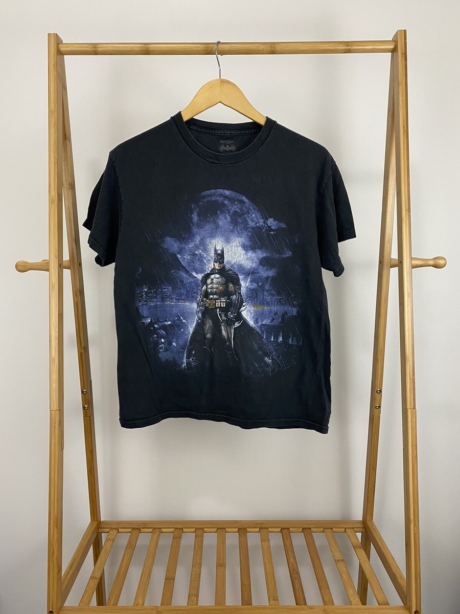 VTG Batman Arkham Asylum DC Comics Video Game Promo Black T-Shirt