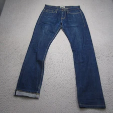 The Unbranded Brand Selvedge Jeans Mens 29 Blue UB215 13 oz Tapered Denim