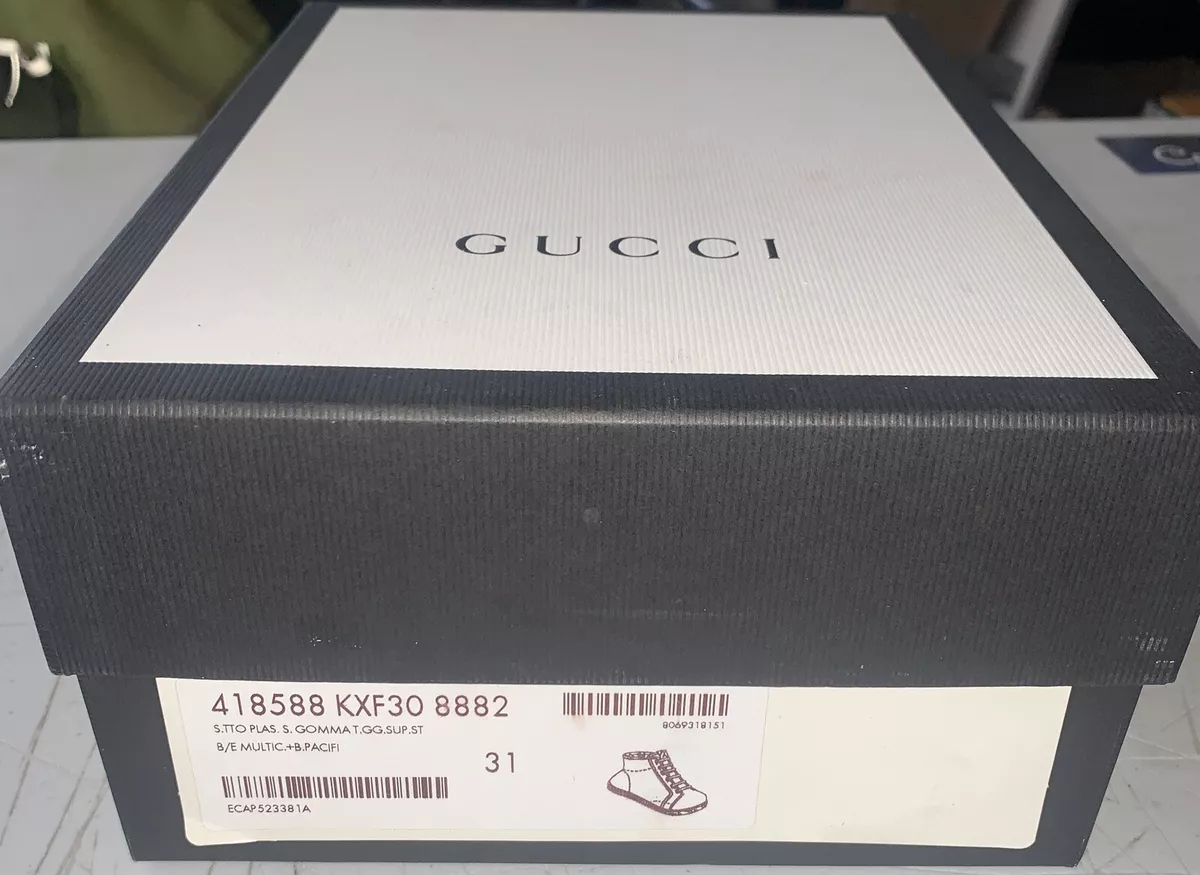 Empty gucci shoe box sale
