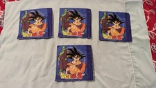 Vintage '90s  DRAGONBALL Z Set Of 4 Loose Unused Large Party Napkins 