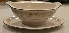 Noritake - Blossom Time Gravy Boat With Attached Underplate 7150.  Preowned.