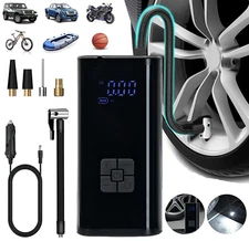 Air Pump Car Tire Inflator Portable Air Compressor Air Pump for Moto Car Bike US
