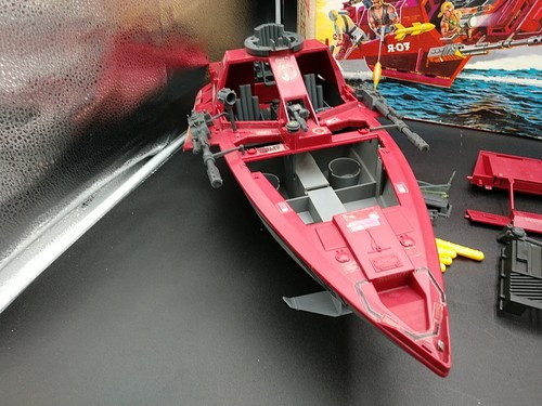 Vintage GI Joe ARAH Cobra Hydrofoil Moray With Lamprey Hasbro 1985 mit Box - Bild 16 von 21