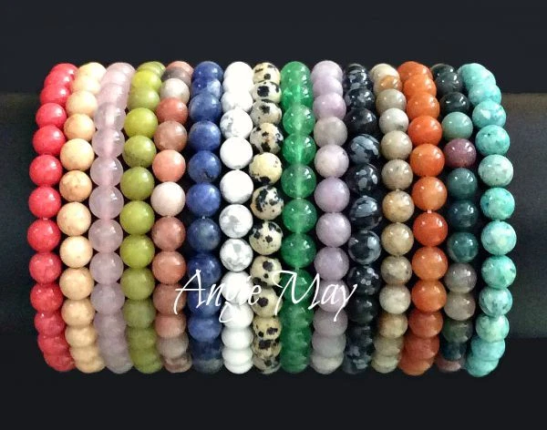 Stainless Steel Beaded Stretch Bracelet Engravable Charm | Wholesale Jewelry  Website