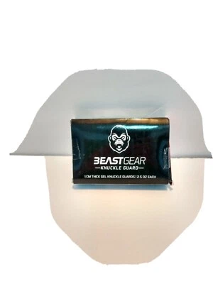 BEASTGEAR Beast Gear 1 pair Knuckle Guards: 1cm Thick Gel-2.5 oz. Each (NEW)