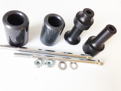 No Cut Frame Slider Protector For 2003 2004 2005 2006 Kawasaki Z1000 Carbon