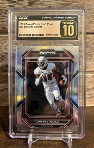 2023 Panini Prizm Draft Picks #24 Davante Adams CGC 10 PRISTINE