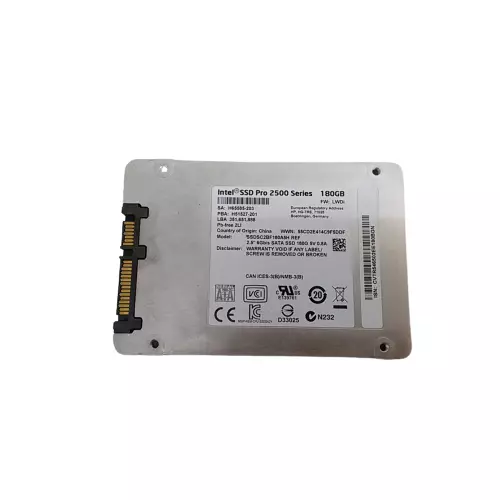 HP 811510 001 Intel Pro 2500 Series SSDSC2BF180A5H 180GB SATA 6Gb