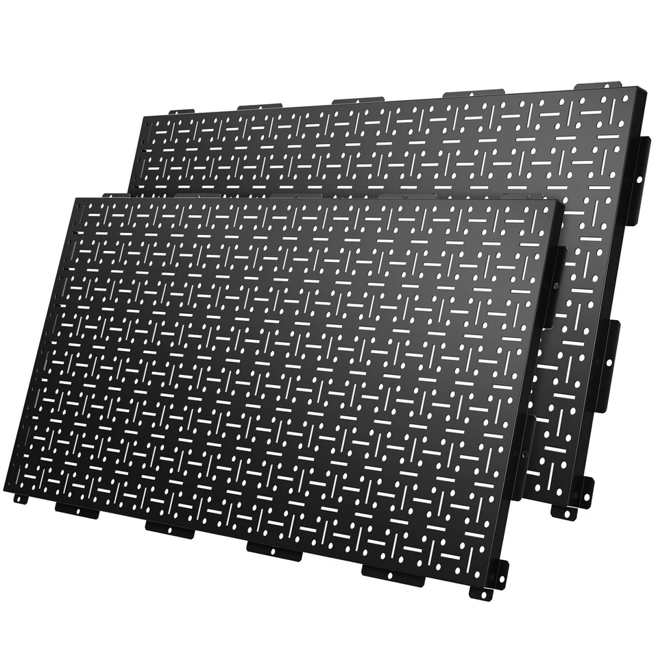 WORKPRO 2PACK 16"x 32" Tablero de clavijas de metal Organizador de pared Tablero de clavijas de garaje de alta resistencia Foto 2 de 4