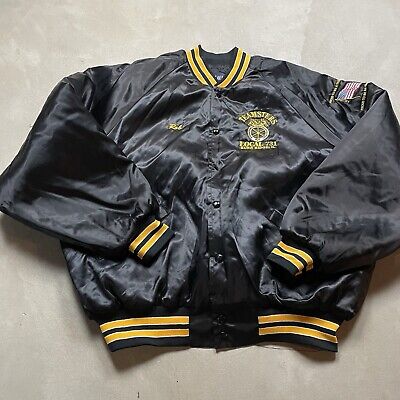 Vintage Teamsters Satin Bomber King Louie Jacket XXL Local Vintage Teamsters Satin Bomber King Louie Jacket XXL Local