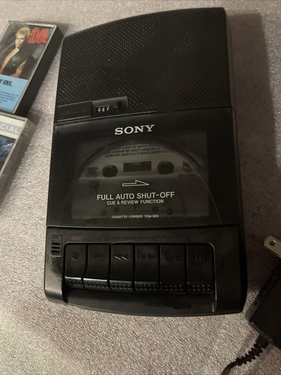 SONY TCM-929 カセットレコーダー　カセットプレーヤーデッドストック① SONY TCM-929 カセットレコーダー カセットプレーヤーデッド